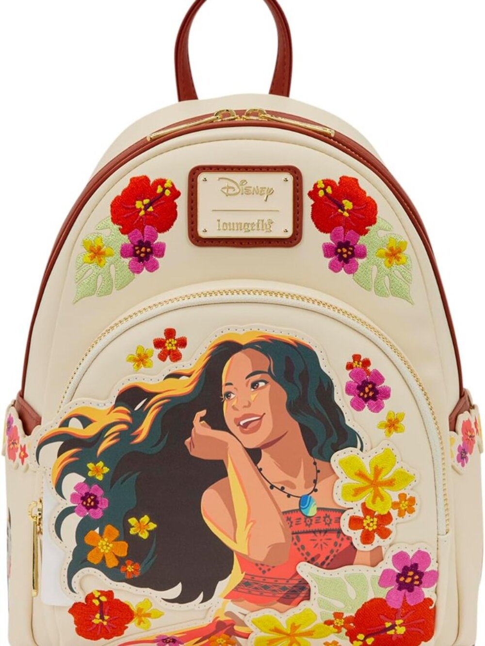 Loungefly Disney Moana Pua Heihei Floral Mini Backpack